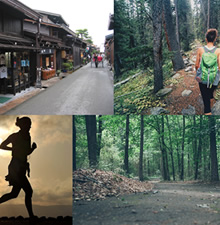 Running on Takayama's Traditional Streets and through Nature (photo)