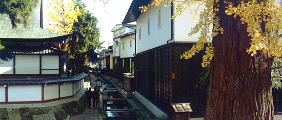 濑户川与白壁土藏街 (照片)