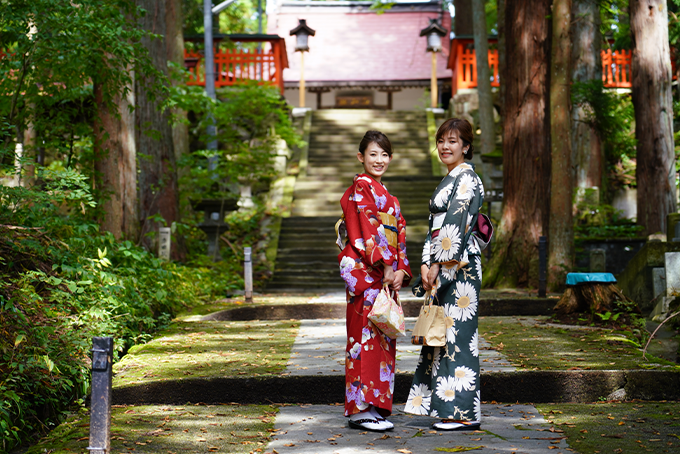 飛驒高山穿和服散步 (圖片)