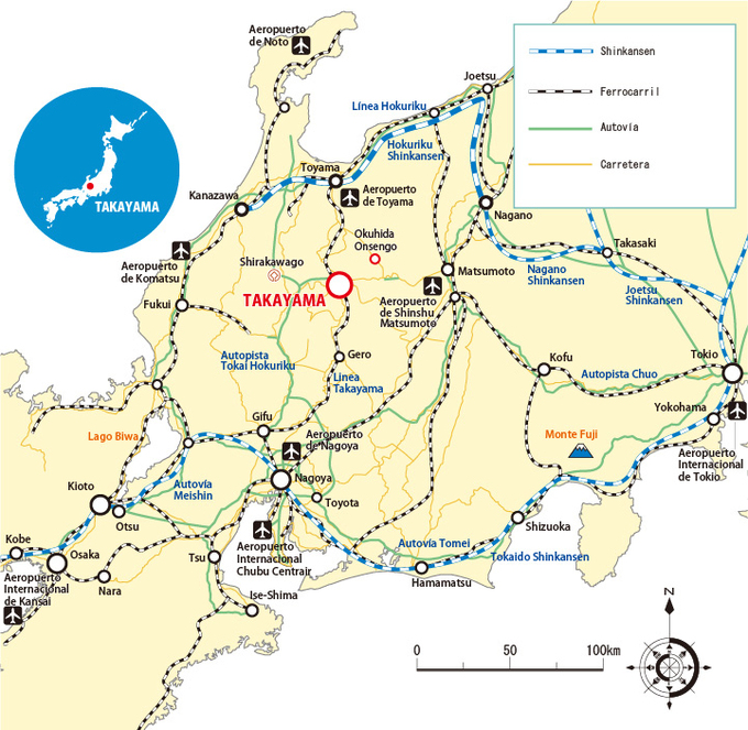 Cómo llegar a Takayama (Ilustración)