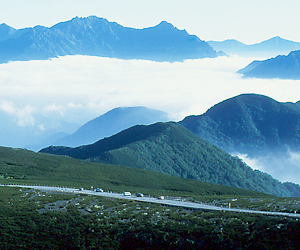 Bergmassiv Norikura und Norikura-Skyline (Fotos)