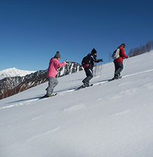 Excursion en raquettes de neige (photo)