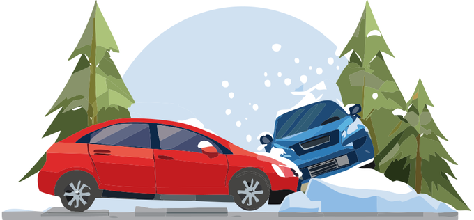 Accidents caused by slipping